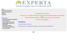 Tablet Screenshot of experta.co.at
