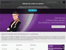 Tablet Screenshot of experta.lu