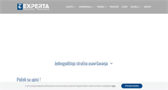 Desktop Screenshot of experta.hr